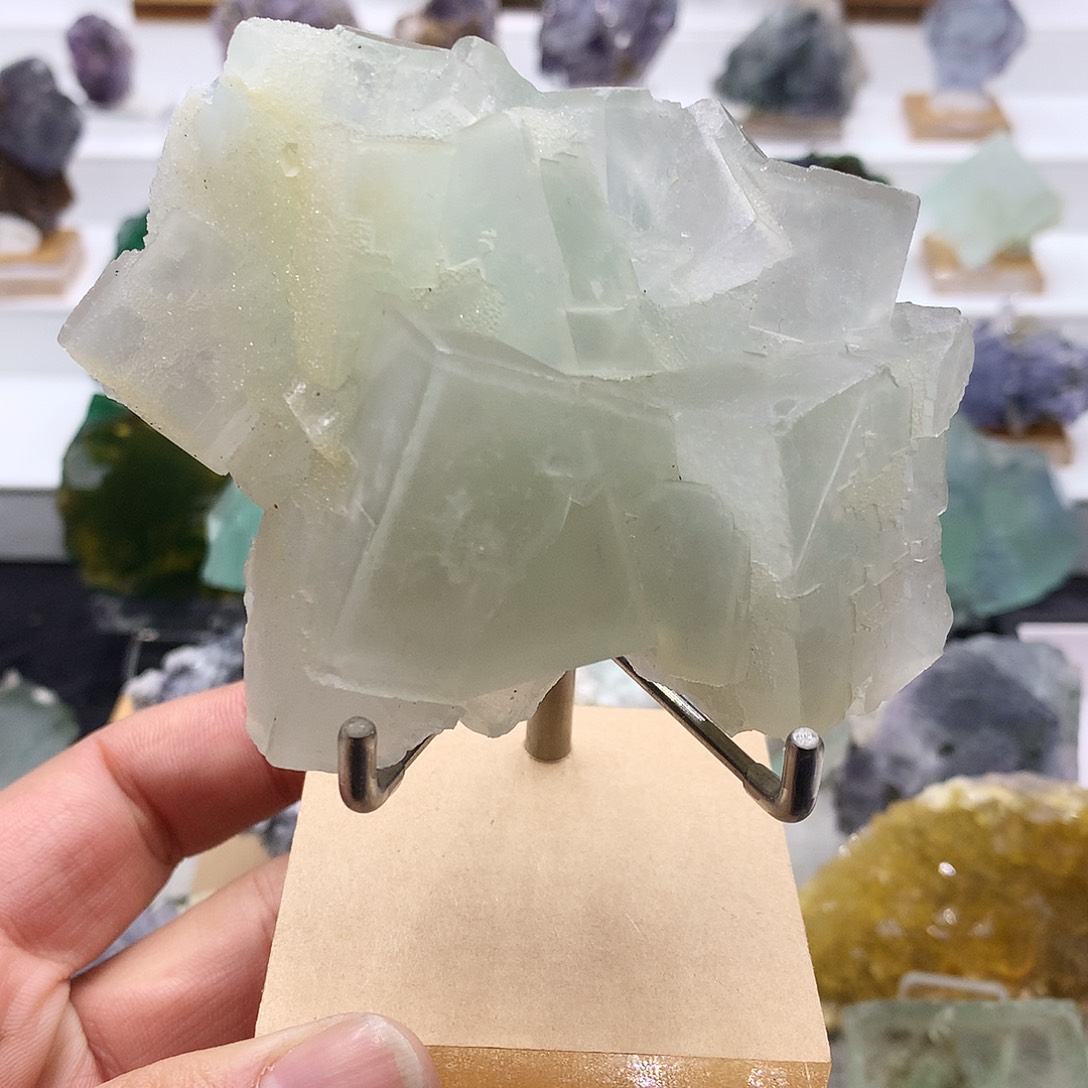 石材贵州白瓷感萤石