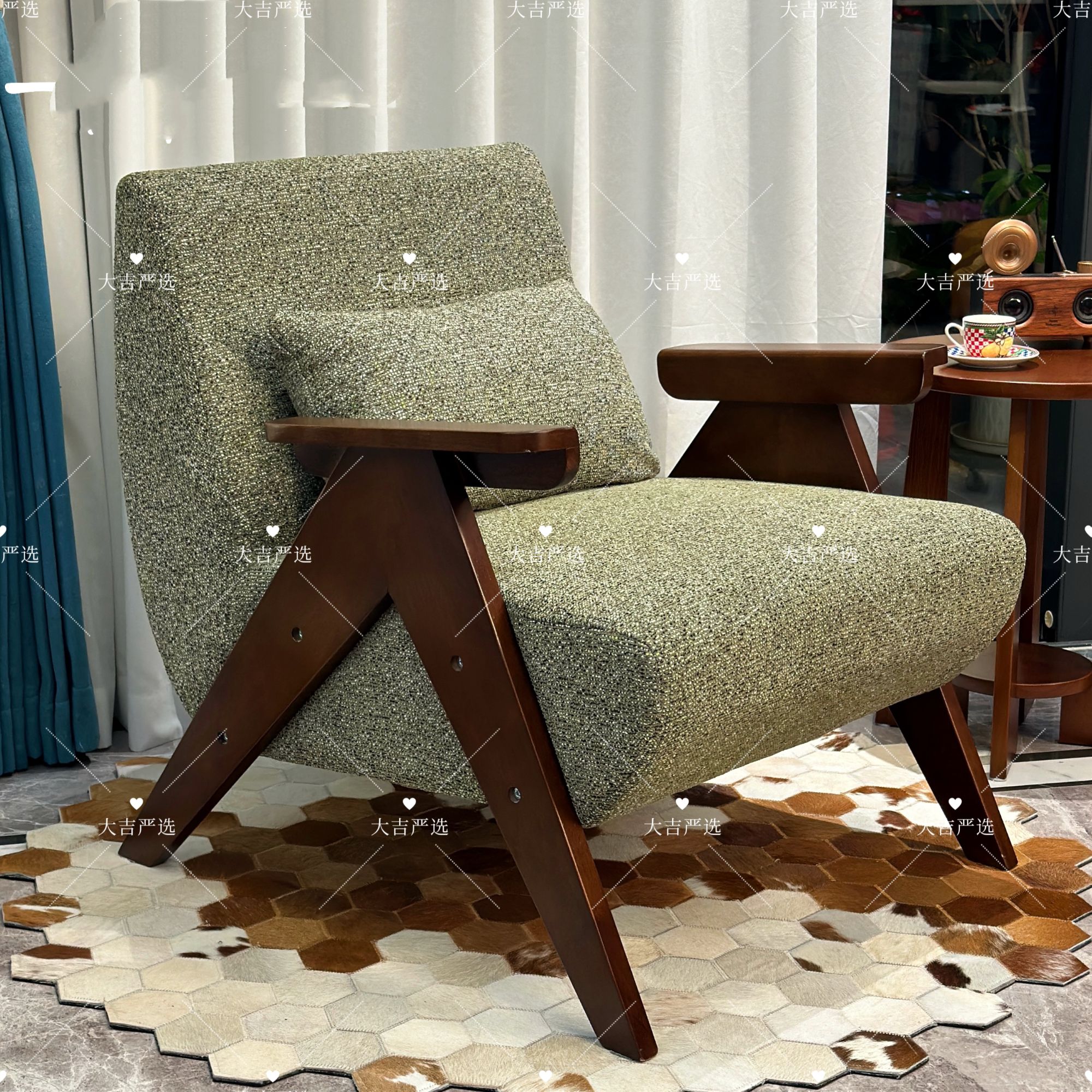 椅子阳台摇椅凳子复古有送货上楼不可以客厅木骨架