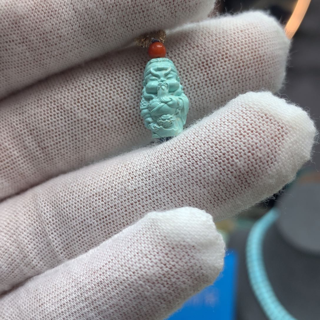 绿松石挂件未镶嵌