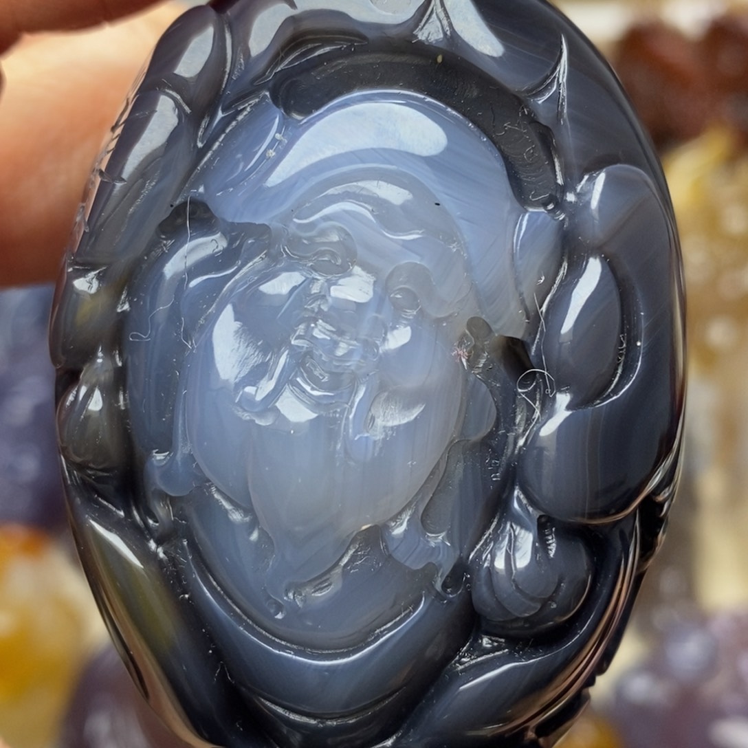 玛瑙/玉髓未镶嵌把件