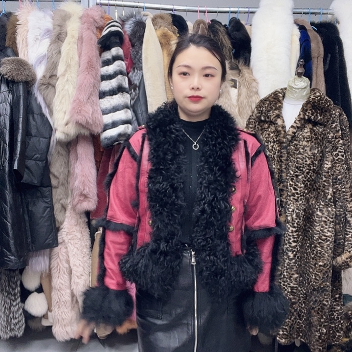 狐狸毛貉子毛皮毛一体