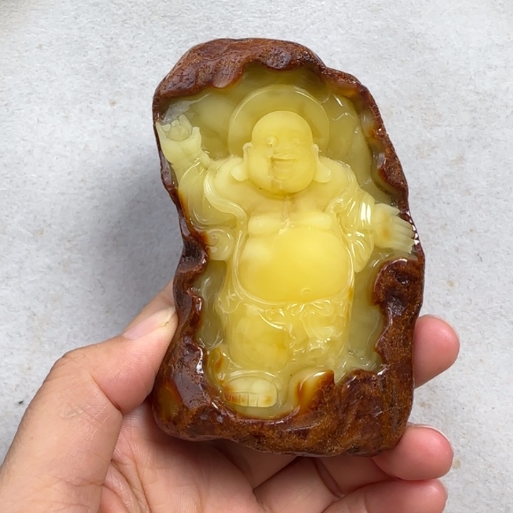 未镶嵌蜜蜡珠宝奇石有瑕疵