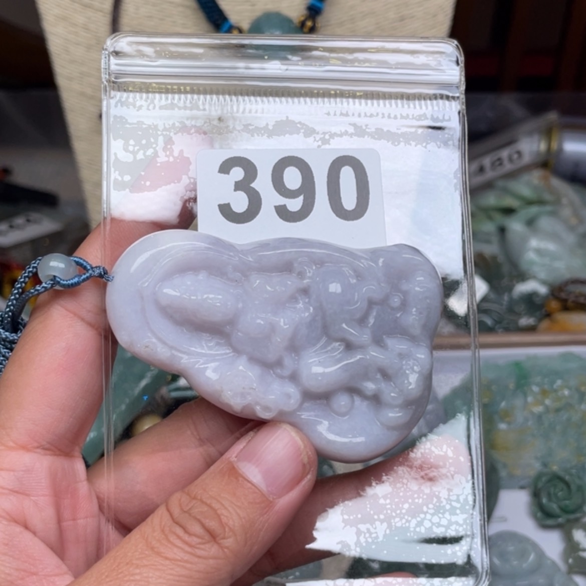 【闪购商品】翡翠颈饰未镶嵌詹***国翡翠