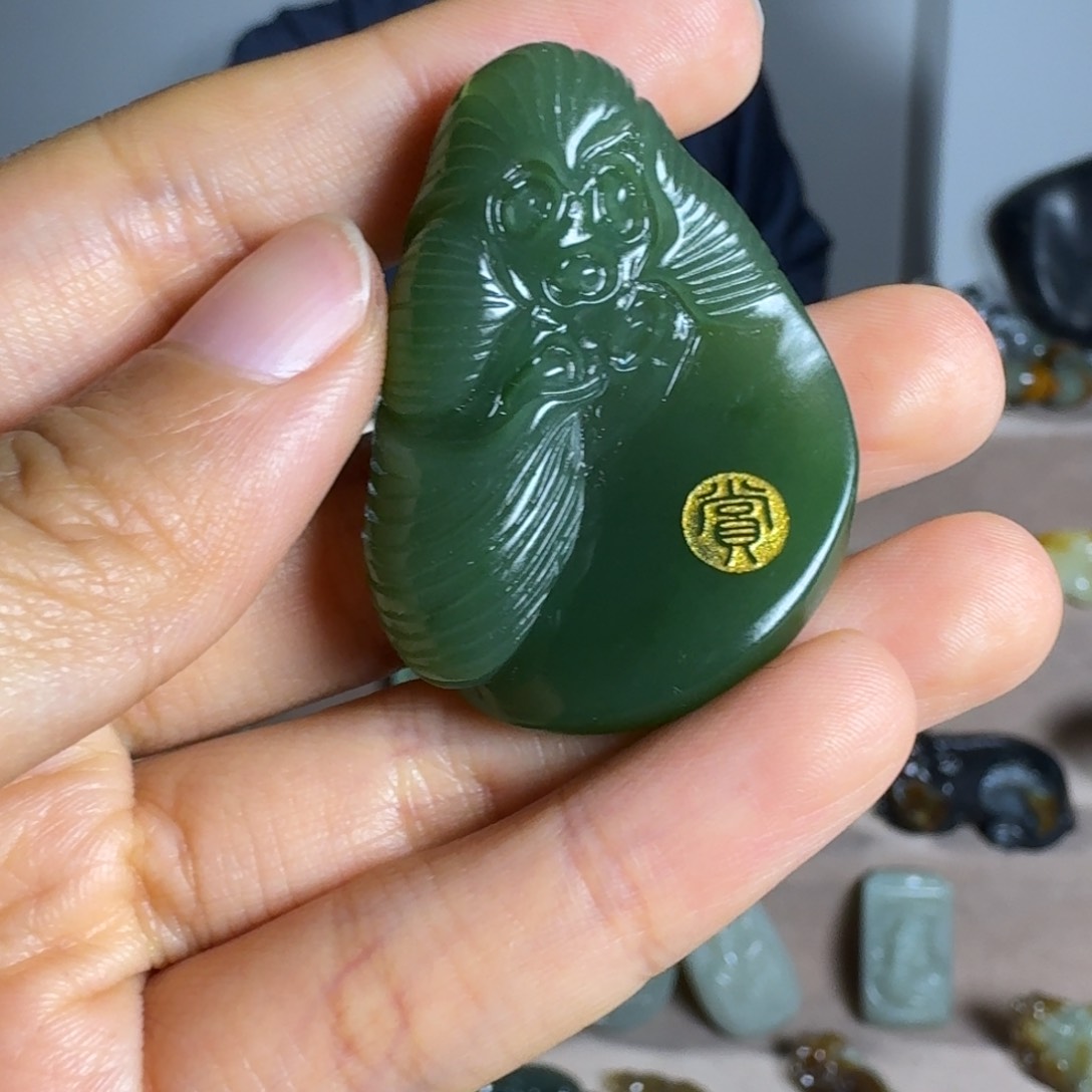 和田玉（糖玉）颈饰未镶嵌