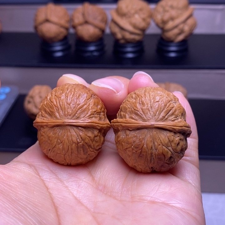 把件文玩核桃乾坤球10