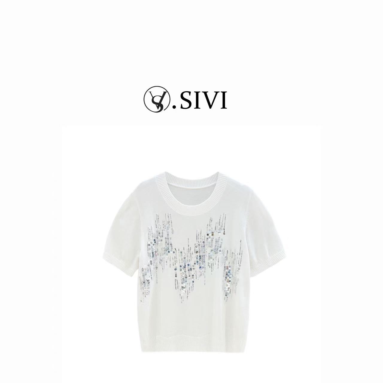 熙薇【轻都之旅】2025春季新款时尚气质休闲打底毛衣H1860