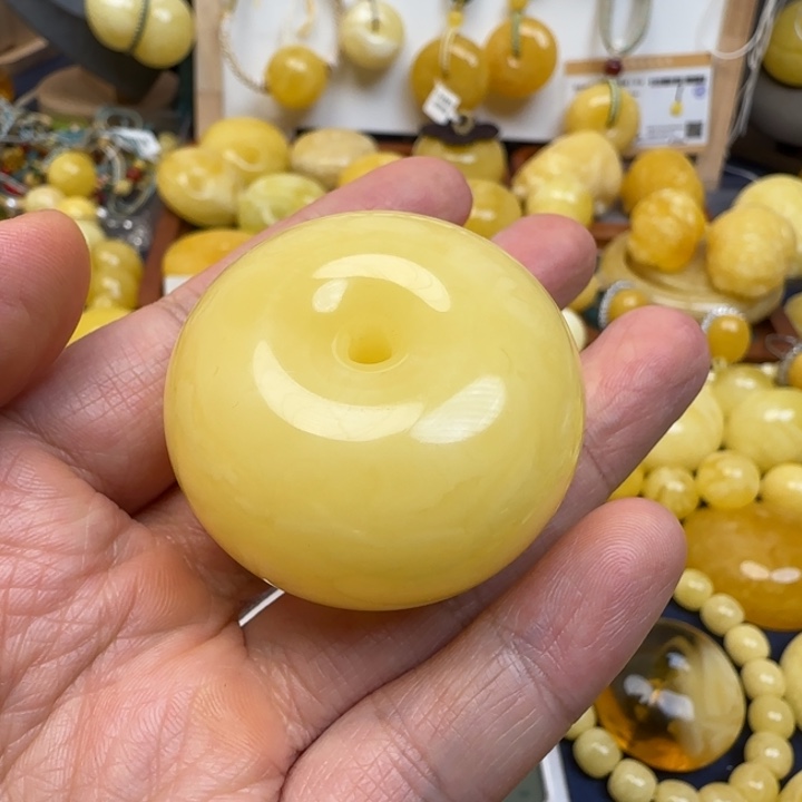 蜜蜡未镶嵌颈饰天然蜜蜡