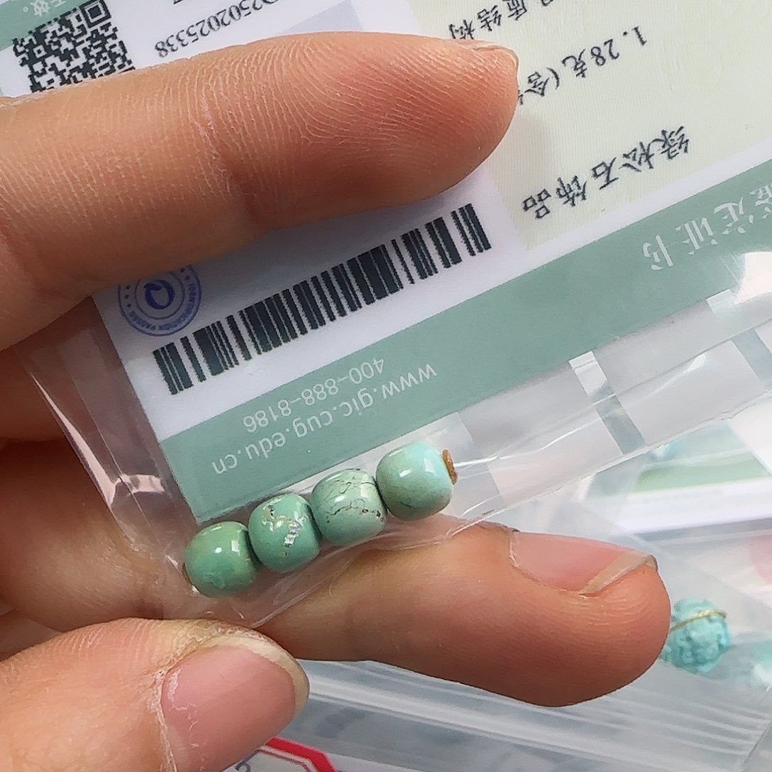 绿松石珠宝半成品未镶嵌