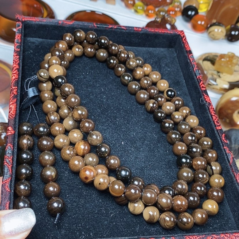 【闪购商品】琥珀（根珀）手串未镶嵌老油根108