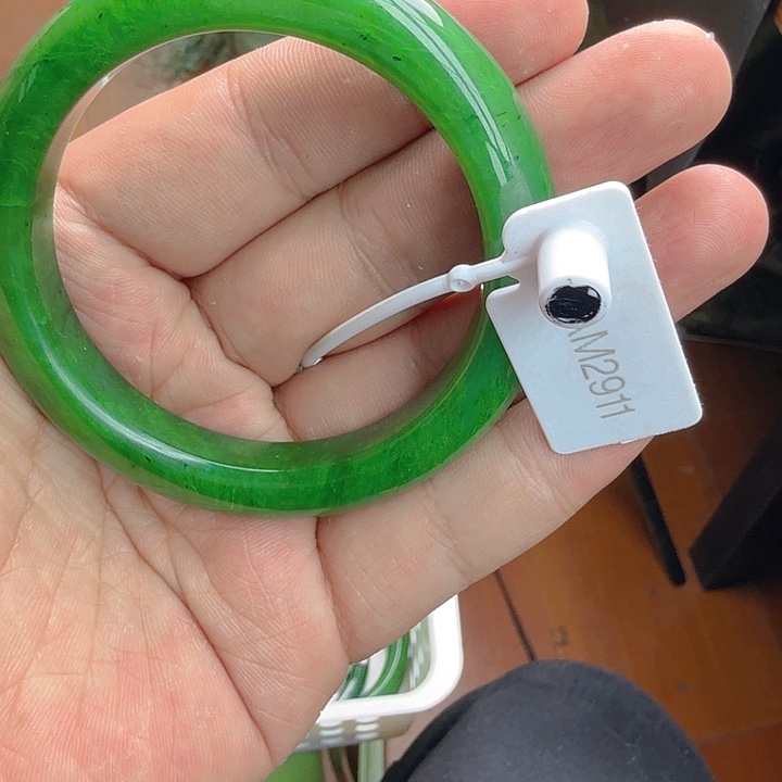 和田玉（碧玉）手镯未镶嵌56.8