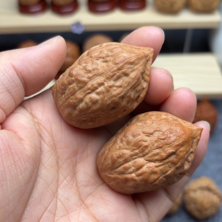 文玩核桃把件大玉蝉手捻661