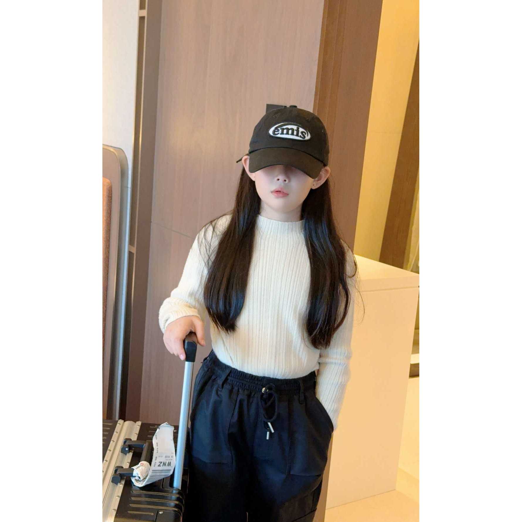 泡妈童装     【云朵毛衣】冬季女童新款男童打底女童8743