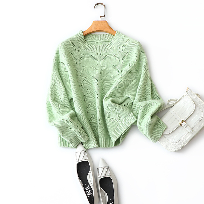 【婷婷专属】藏里羊 秋冬新款时尚百搭毛衣宽松羊绒衫BC00582