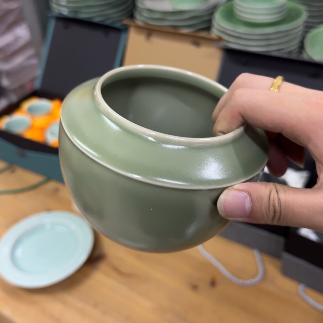 龙泉青瓷茶具微瑕63528