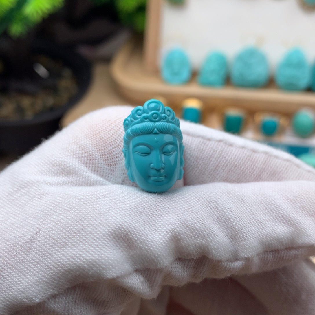 绿松石珠宝奇石未镶嵌