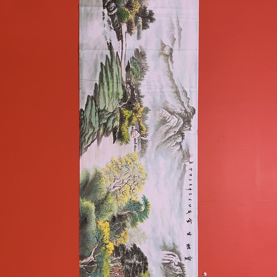 国画山水花鸟国画作品