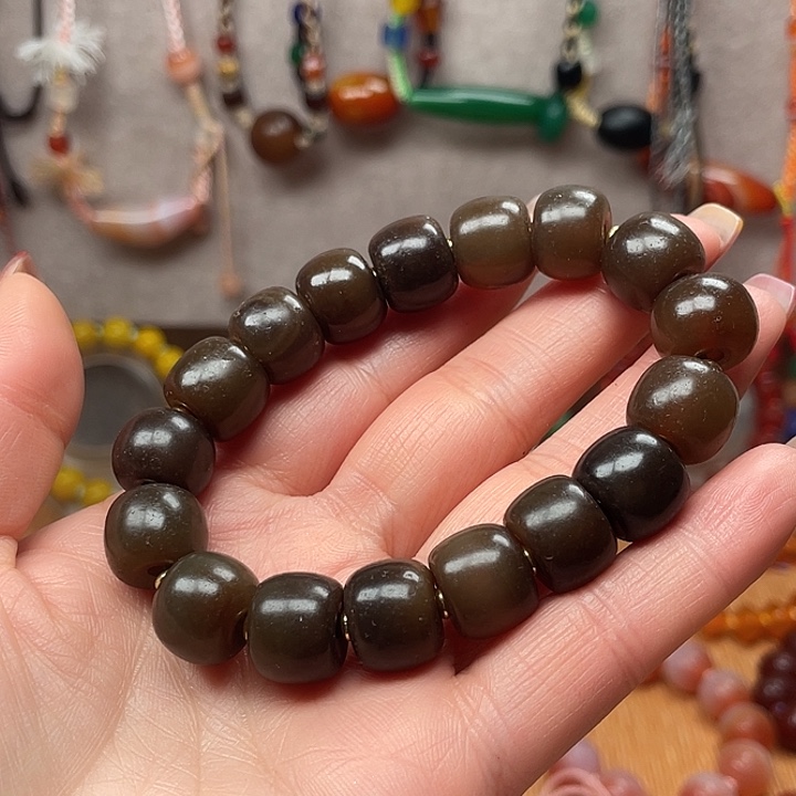 玛瑙/玉髓未镶嵌手链