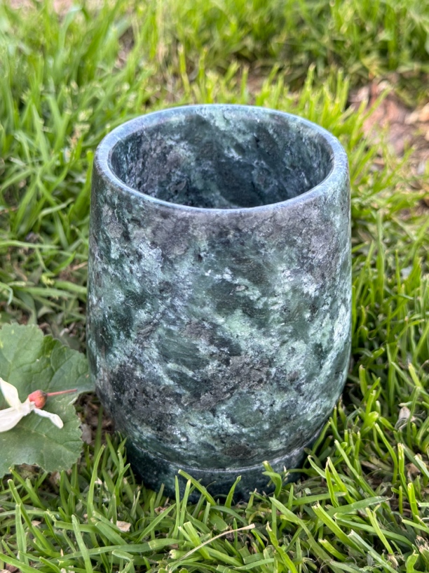 【藏知典】西藏天然皂石茶杯、水杯，400ml