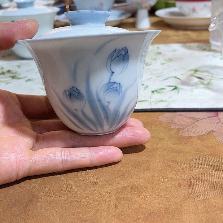 【闪购商品】郁金香盖碗哈哈哈哈哈