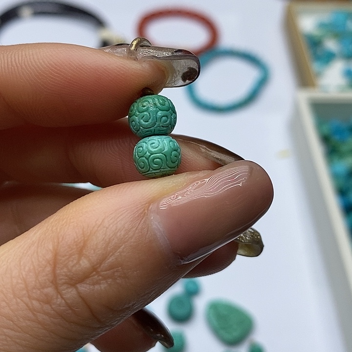 绿松石未镶嵌珠宝奇石