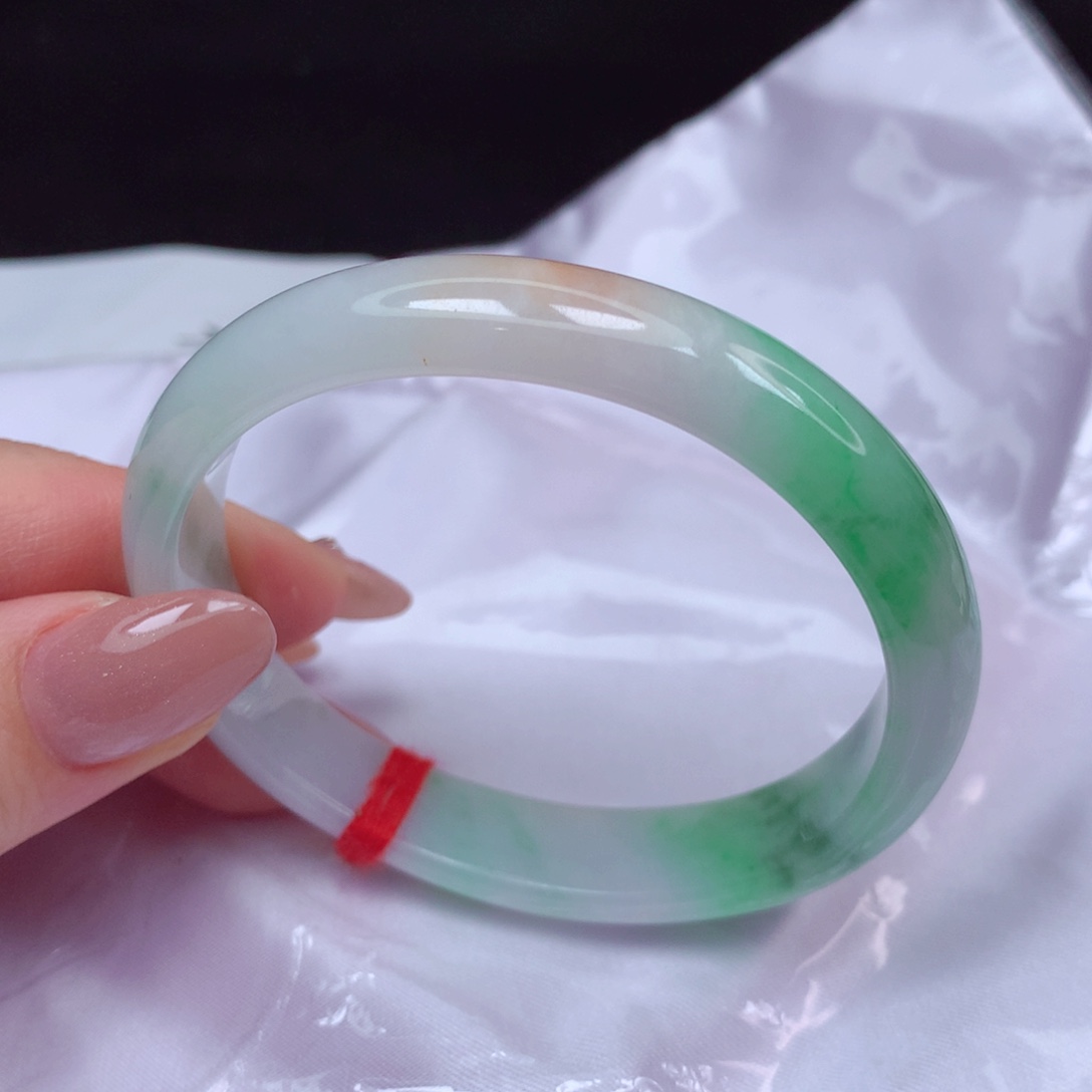 翡翠手镯未镶嵌手镯56贵妃