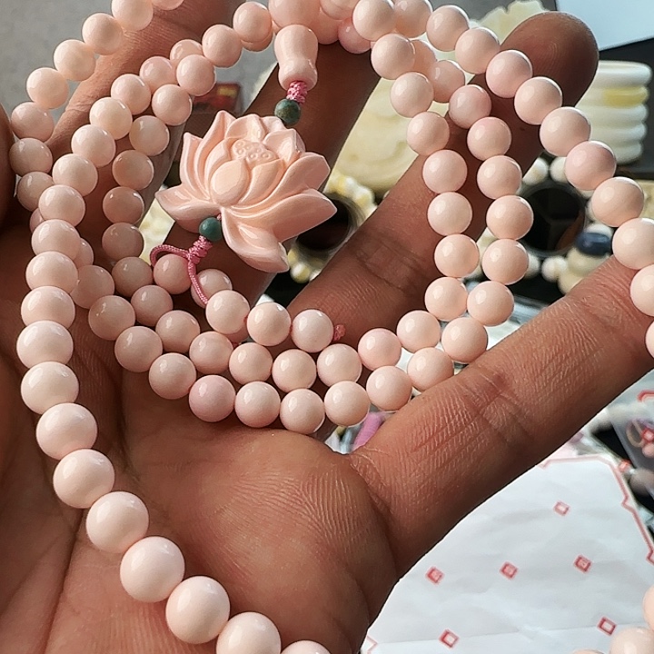 贝壳手串/手链微****瑚莲花