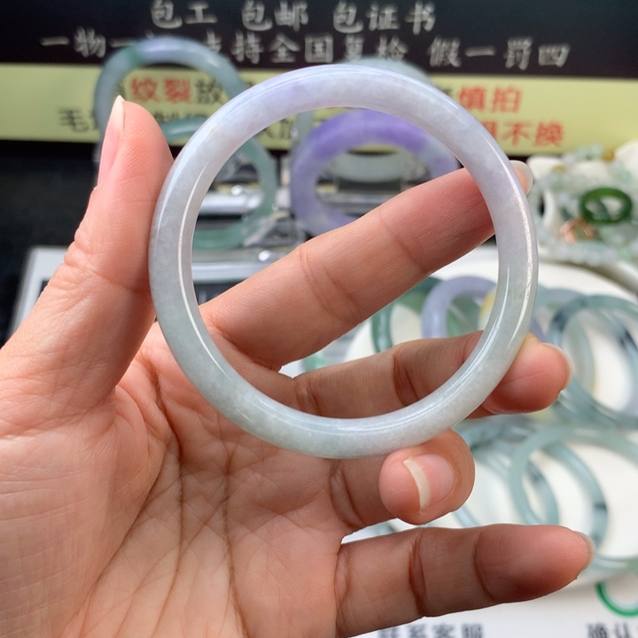 【闪购商品】未镶嵌定制翡翠52圈