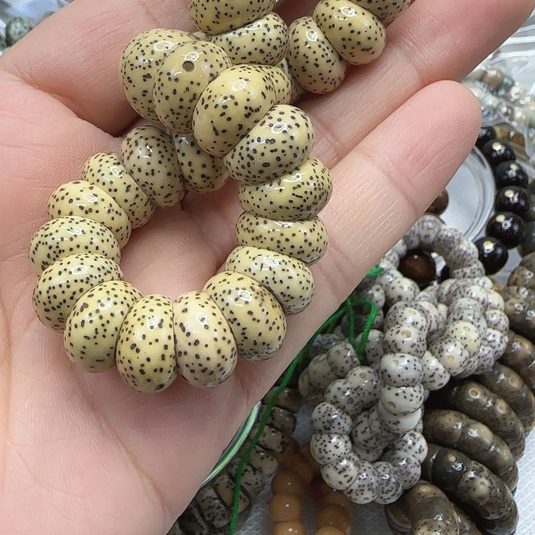 手串星月菩提66傲世黄星月菩提13蒜瓣大肠单圈