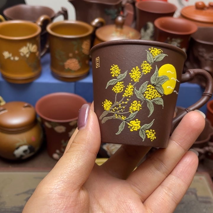 紫砂茶杯紫砂主人杯