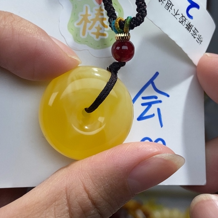 定制琥珀未镶嵌琥珀蜜蜡吊坠