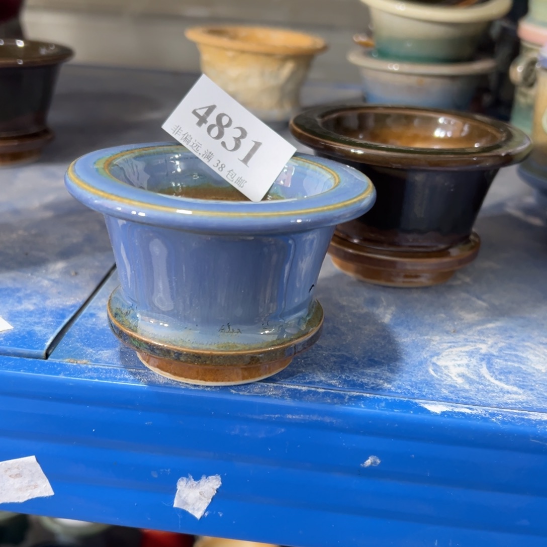 红陶景德镇手工花盆