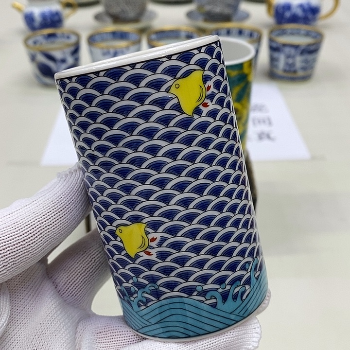 摆件九谷正品保真