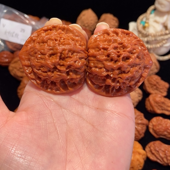 文玩核桃把件拾****r46官帽421