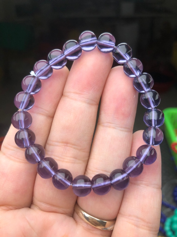 A604紫水手串8mmm