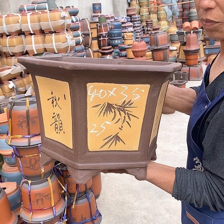 紫砂花盆紫砂花盆