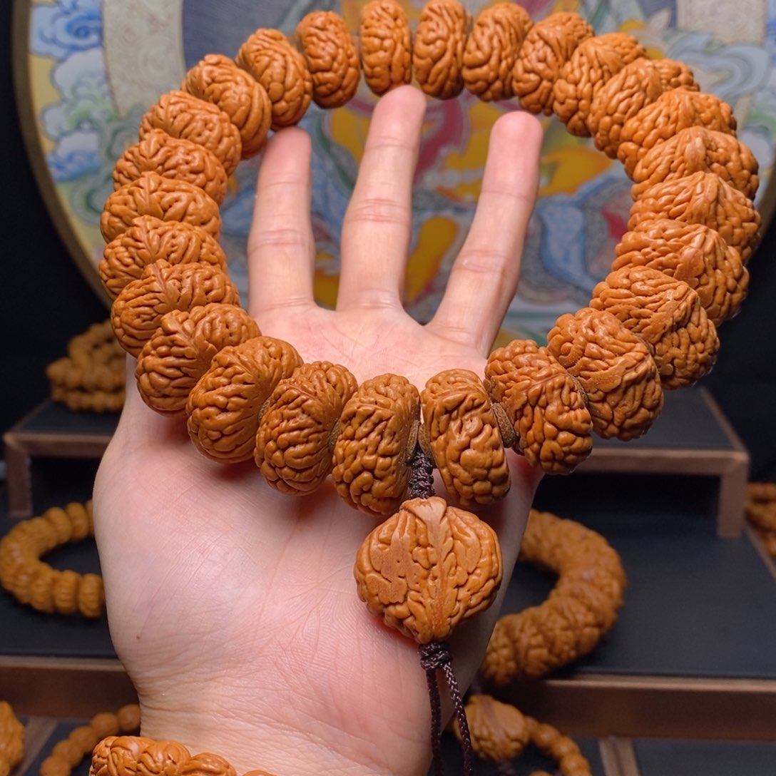 手串桃核@****司龙纹桃核麒麟