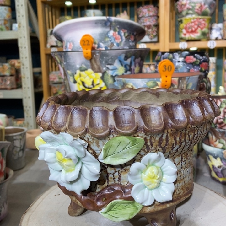 红陶景德镇艺术手绘作品