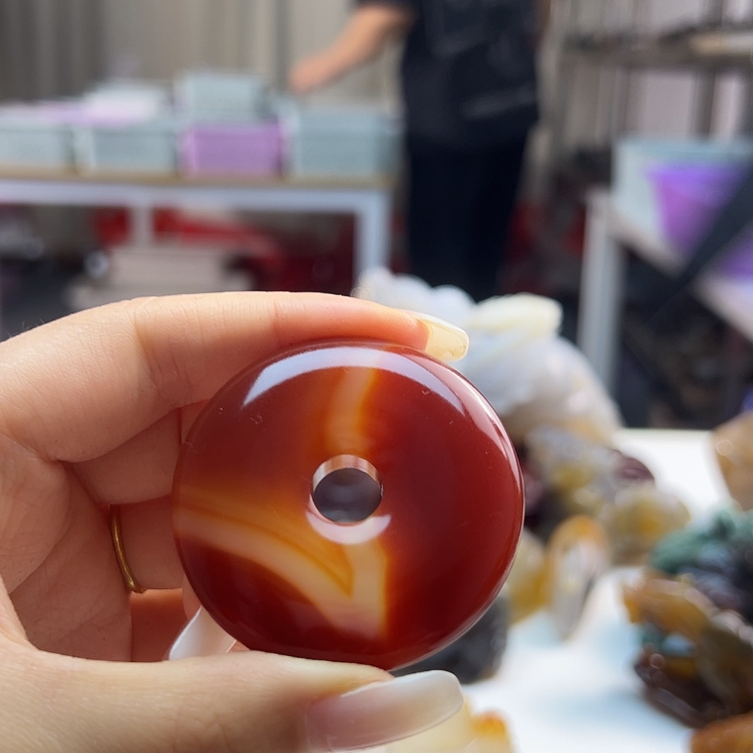 玛瑙/玉髓未镶嵌吊坠(不含链)