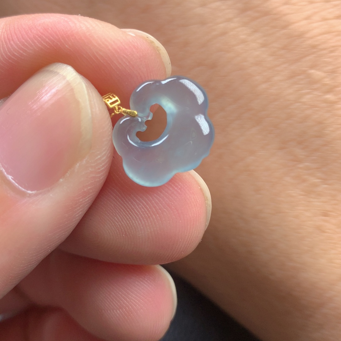 【闪购商品】颈饰18K金镶嵌翡翠翡翠