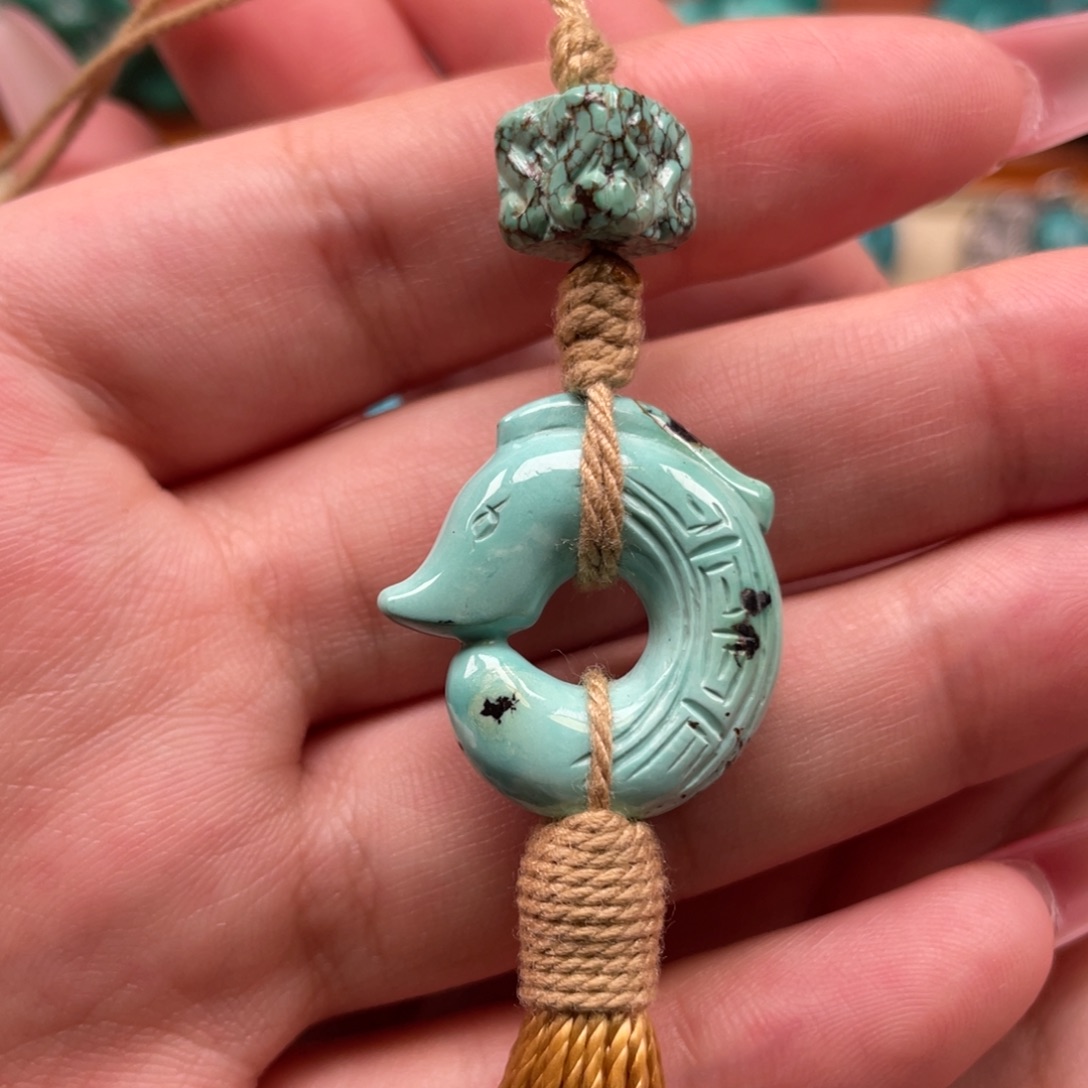 绿松石未镶嵌侧挂侧挂