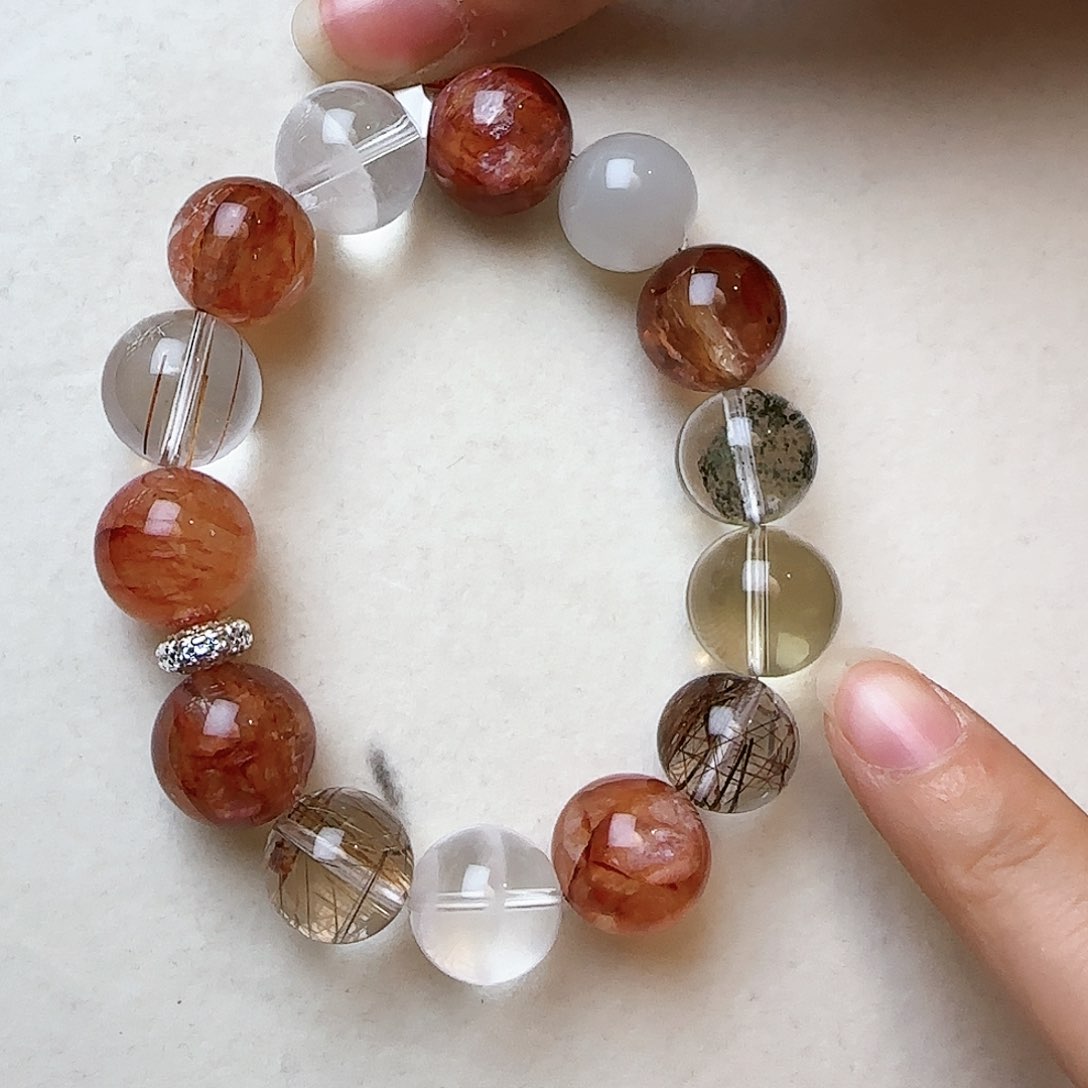 水晶手链未镶嵌s****t大气上档次