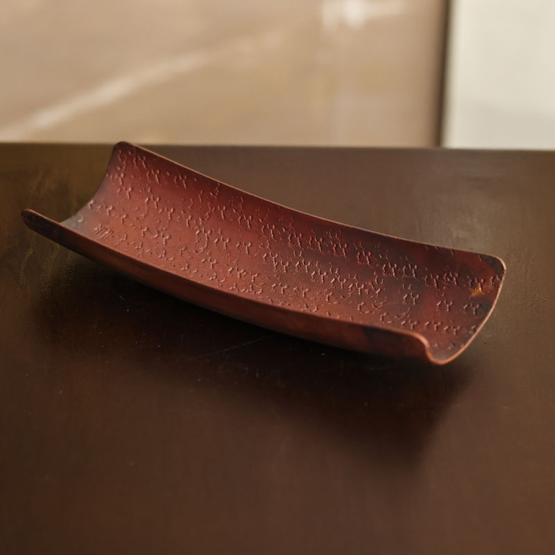 【九姐爱喝茶】火烧色长条茶则（颜色偏黄偏红随机发一个）