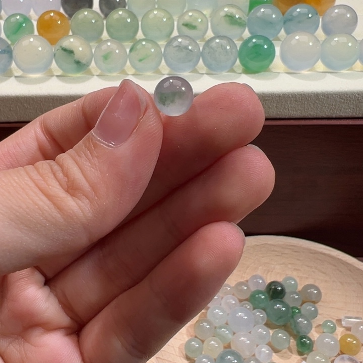 翡翠散珠天然缅甸翡翠A货7.2