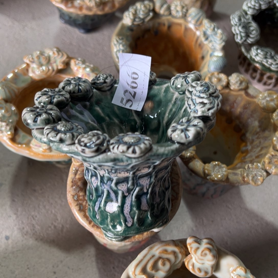 陶瓷景德镇手工花盆