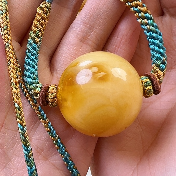 蜜蜡颈饰未镶嵌蜜蜡