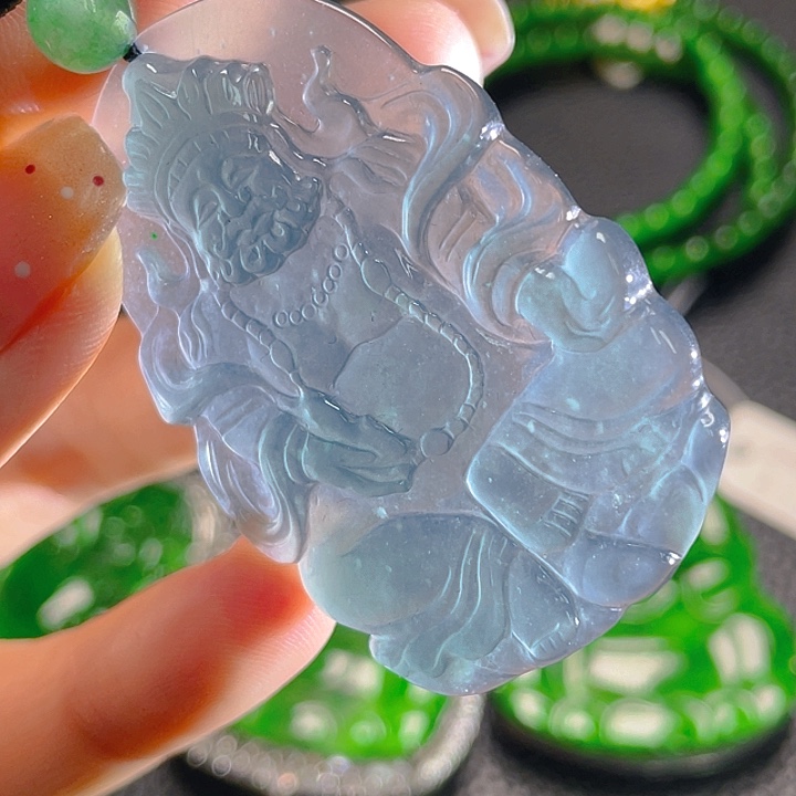 翡翠颈饰未镶嵌54，
