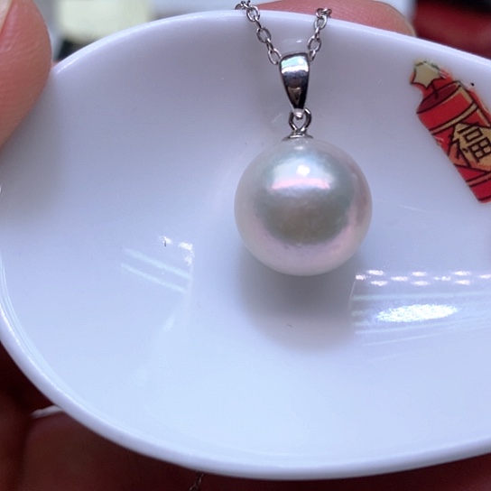 淡水珍珠耳饰银S925镶嵌