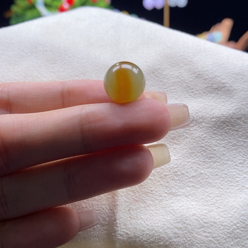 【闪购商品】翡翠颈饰未镶嵌冰胶红翡色根珠卡13