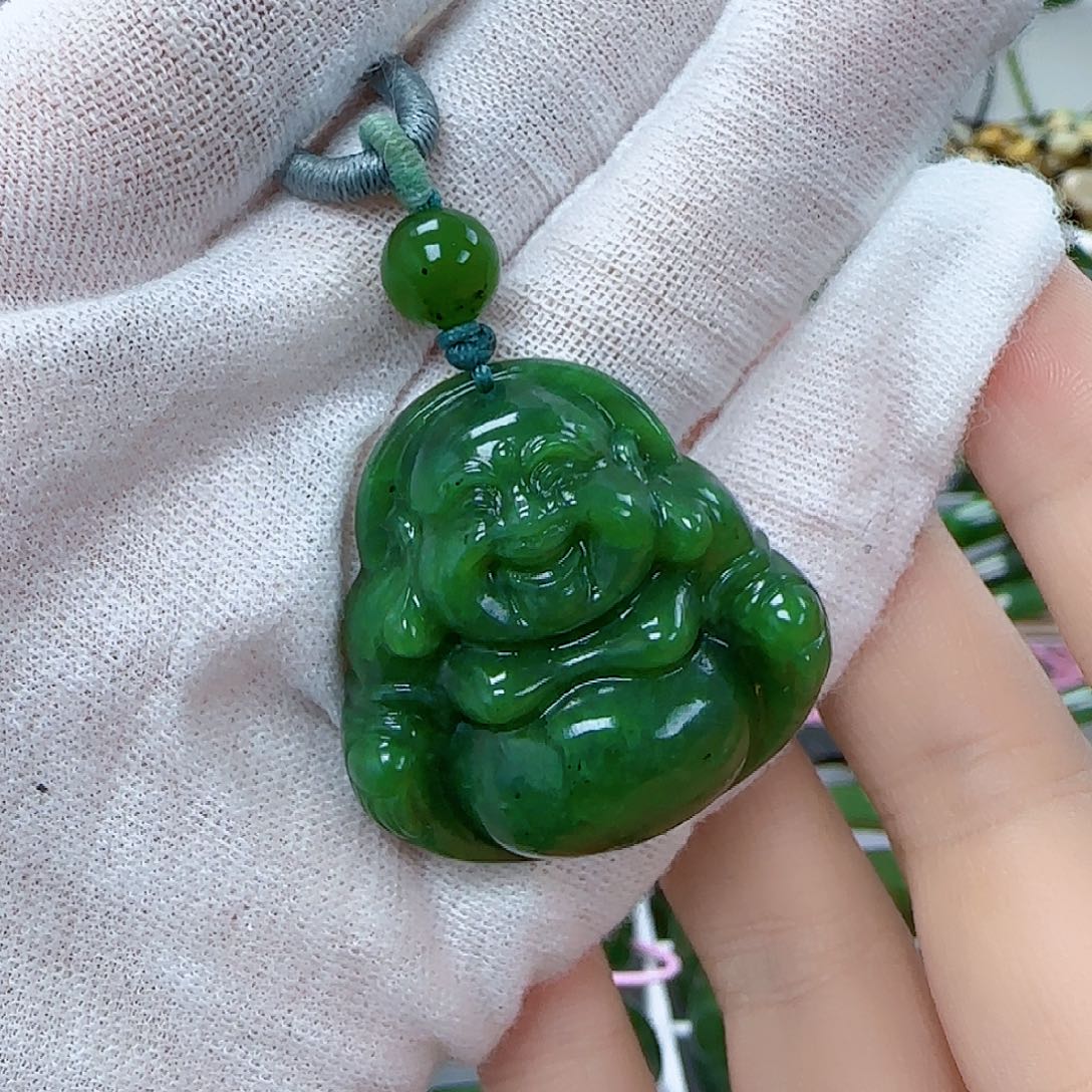 和田玉（碧玉）挂坠未镶嵌