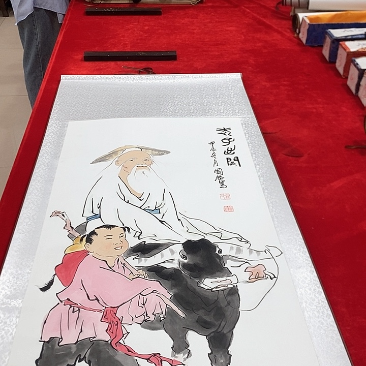 书法真人创作手写作品